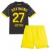Borussia Dortmund Karim Adeyemi #27 Replika Babykläder Borta matchkläder barn 2023-24 Korta ärmar (+ Korta byxor)
